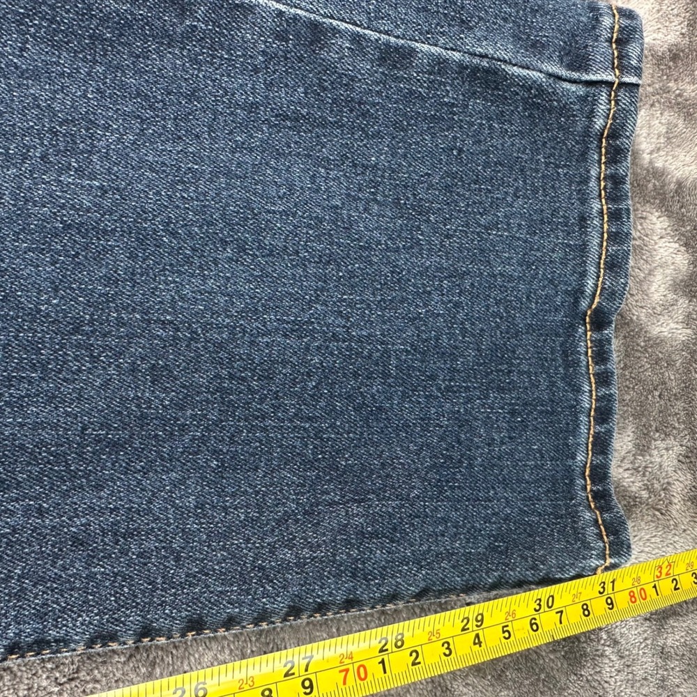 Lucky Brand 410 Athletic Slim Jeans Mens 36x32 Dark Wash Blue Denim Pants - Picture 7 of 9